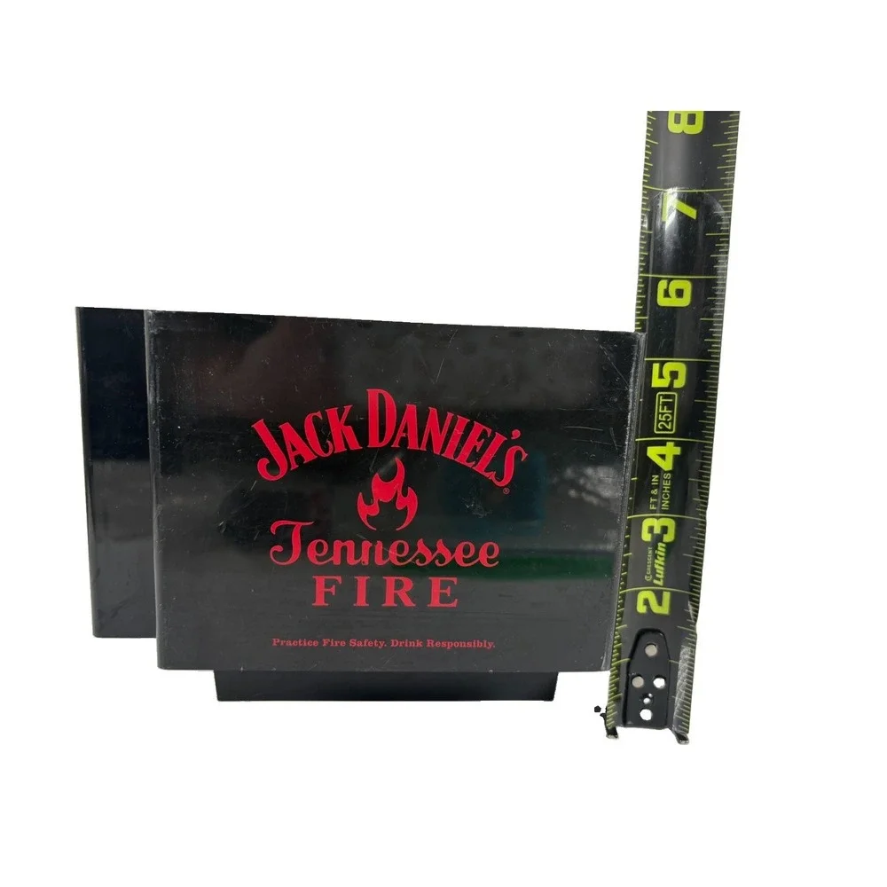 Jack Daniels Bar Napkin Holder Bar Caddy Promo Liquor  cave No. 7 Tennessee Fire